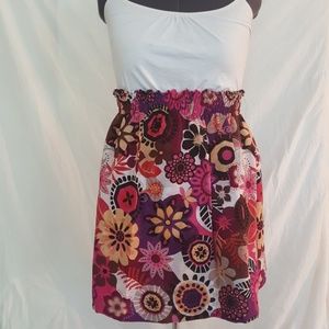 HANDMADED FLORAL SKIRT